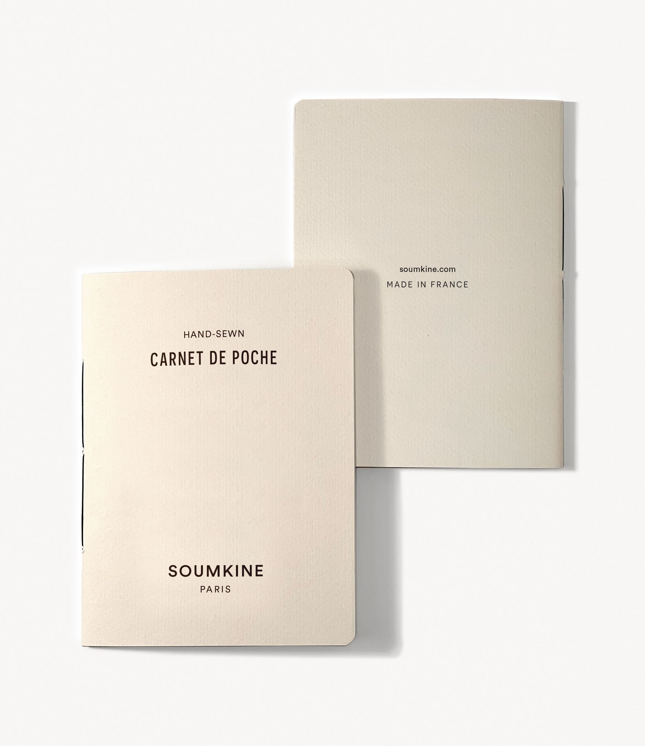 Personalized Journal on Demand. Set of 2. A6 'Pocket' Size. Gray Color - Soumkine Bespoke